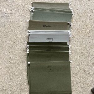 Staple / office max/ Pendaflex / S mead Hanging File Folders 58-60